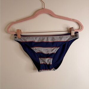Sperry Navy and White Striped Swimwear